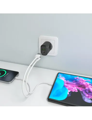 Cargador GaN AISENS A110-0978 30 W con USB-C