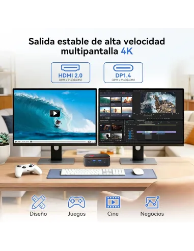Mini PC: Blackview MP20 AMD Ryzen 3-3300U/16GB/512GB SSD W11 Pro