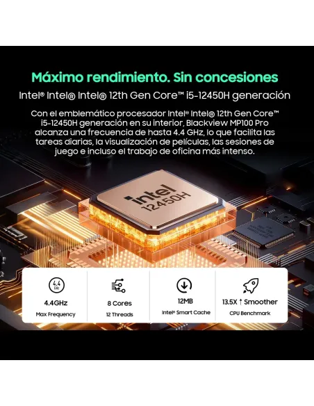 Mini PC Blackview MP100 Pro Intel Core i5-12450H