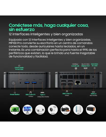 Mini PC Blackview MP100 Pro Intel Core i5-12450H