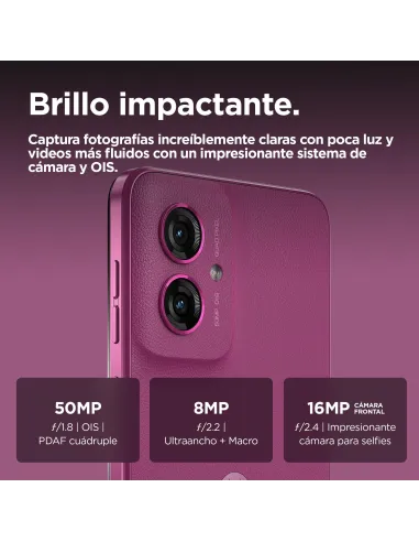 Smartphone Motorola Moto G55 5G 8GB/256GB Púrpura