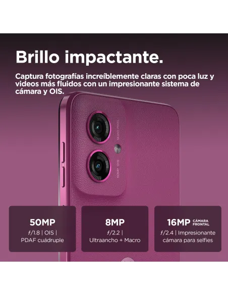 Smartphone Motorola Moto G55 5G 8GB/256GB Púrpura