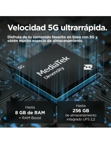 Smartphone Motorola Moto G55 5G 8GB/256GB Púrpura