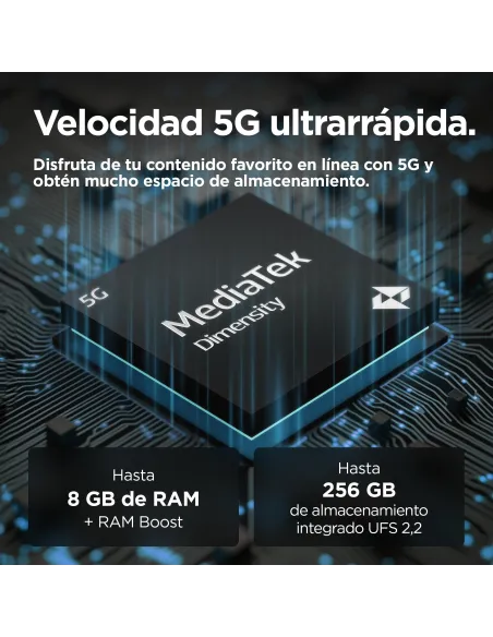 Smartphone Motorola Moto G55 5G 8GB/256GB Púrpura