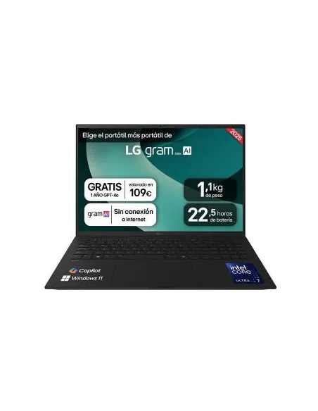 LG gram 16Z90T-V.AP88B Intel Core Ultra 7-255H/32GB/1TB SSD/16" W11 Home
