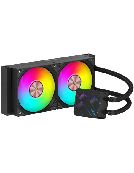 ABYSM Oceanic Tide 240 Black de 2 Ventiladores