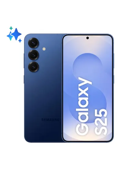 Samsung Galaxy S25 5G 12GB/256GB Azul Marino y Protector Panzer Glass