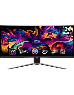 MSI MPG 341CQPX QD-OLED 34" Negro Monitor QD-OLED UltraWide QHD 240Hz Curva USB-C-1400580