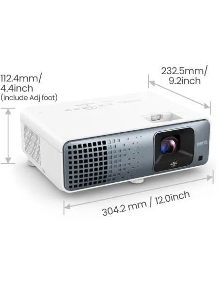 Proyector Láser 4K BenQ TK710 9H.JSJ77.1JE Negro HDR y eARC