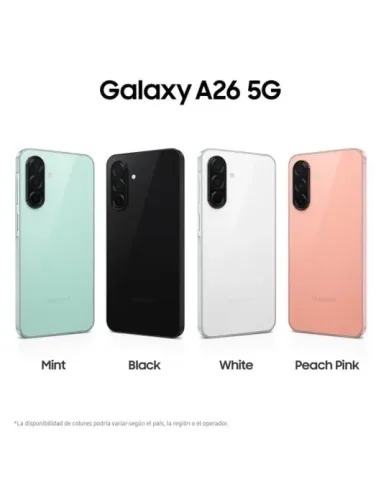 Samsung Galaxy A26 5G 8GB/256GB Negro y Protector SAFE