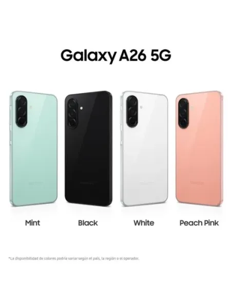 Samsung Galaxy A26 5G 8GB/256GB Negro y Protector SAFE