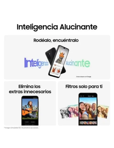 Samsung Galaxy A26 5G 8GB/256GB Negro y Protector SAFE