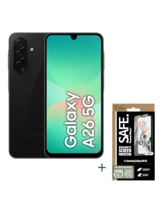 Samsung Galaxy A26 5G 8GB/256GB Negro y Protector SAFE-NTETMO3154