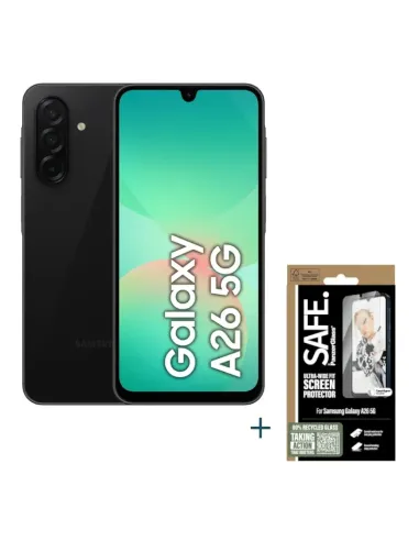Samsung Galaxy A26 5G 8GB/256GB Negro y Protector SAFE