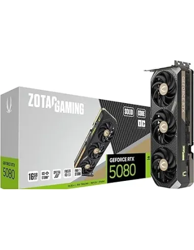 Zotac Gaming GeForce RTX 5080 Solid Core 16G DDR7 DDR7 DLSS4 Negro