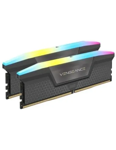 Corsair Vengeance RGB DDR5 16GB (2x8GB) 6000MT/s CL36 Intel XMP 3.0 AMD EXPO Gris (CMH16GX5M2E6000Z36)