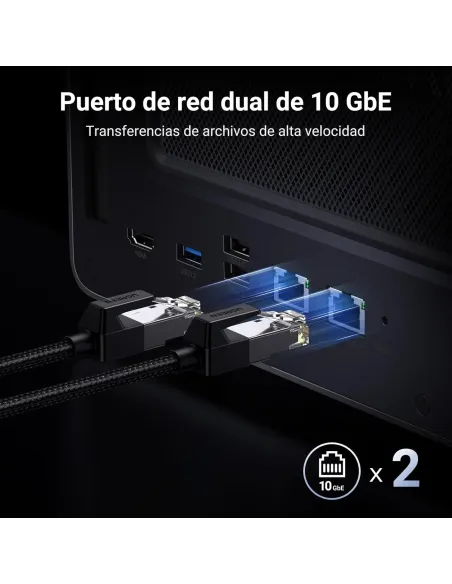 NAS de Escritorio UGREEN NASync DXP8800 Plus 8 bahías 10GbE