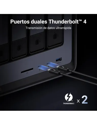 NAS de Escritorio UGREEN NASync DXP8800 Plus 8 bahías 10GbE