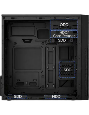 Caja micro ATX: CoolBox M680 con USB-C frontal