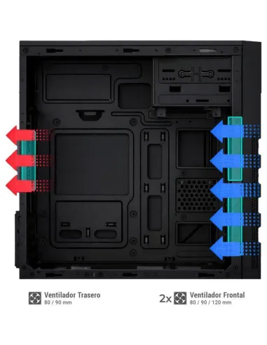 Caja micro ATX: CoolBox M680 con USB-C frontal