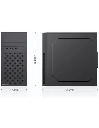 Caja micro ATX: CoolBox M680 con USB-C frontal