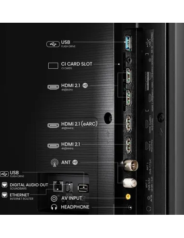 Televisión Hisense 55E7NQ PRO TV Gaming 55" QLED 144Hz