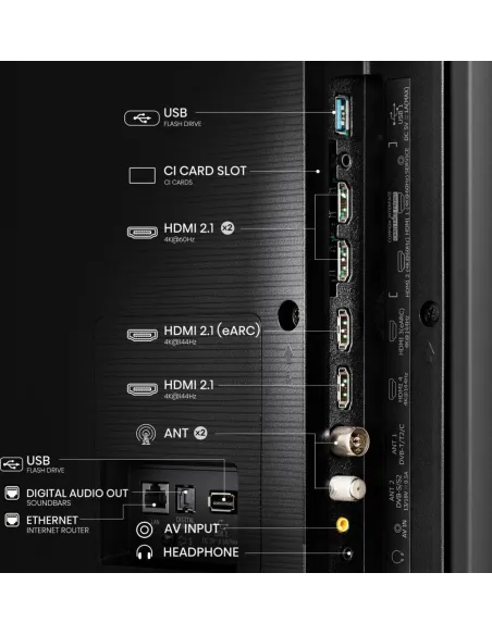 Televisión Hisense 55E7NQ PRO TV Gaming 55" QLED 144Hz