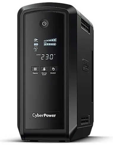 UPS: CyberPower CP900EPFCLCD con 6 Schuko y AVR