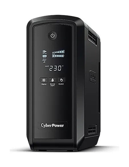 UPS: CyberPower CP900EPFCLCD con 6 Schuko y AVR