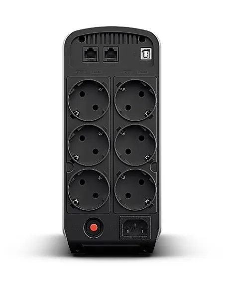 UPS: CyberPower CP900EPFCLCD con 6 Schuko y AVR