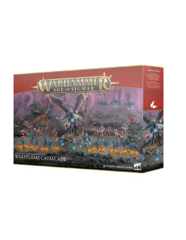 Fuerza de batalla Cabalgata de Fuego Brujo Battleforce Warpflame Cavalcade Disciples of Tzeentch Age of Sigmar