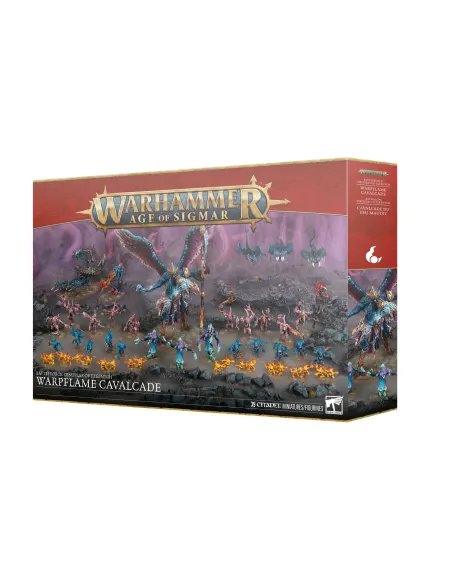 Fuerza de batalla Cabalgata de Fuego Brujo Battleforce Warpflame Cavalcade Disciples of Tzeentch Age of Sigmar