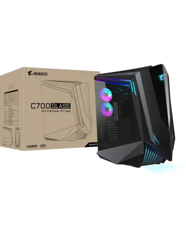 Torre PC Full Tower Gigabyte AORUS C700 GLASS Negra