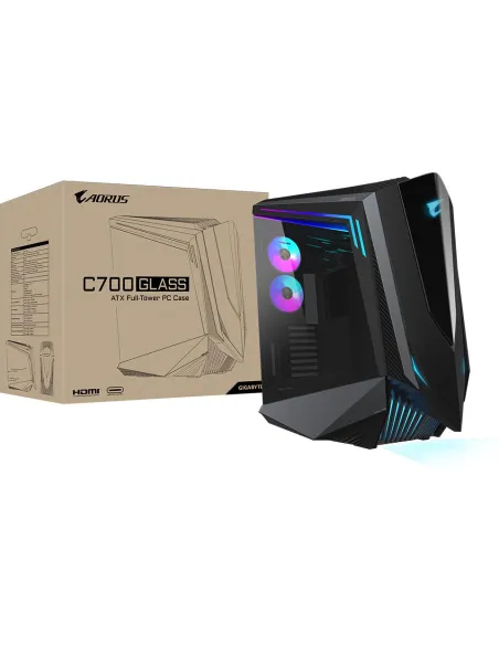 Torre PC Full Tower Gigabyte AORUS C700 GLASS Negra