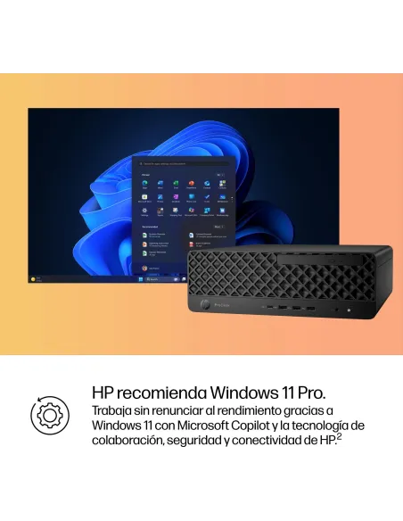 Ordenador de sobremesa HP Prodesk 4 SFF G1i 9H7U9ET
