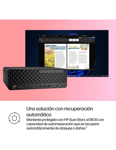 Ordenador de sobremesa HP Prodesk 4 SFF G1i 9H7U9ET