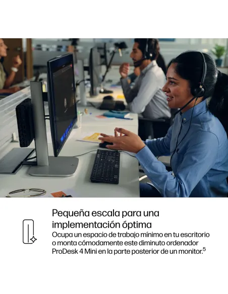 Mini HP ProDesk 4 Mini G1i BY7E2ET Desktop AI