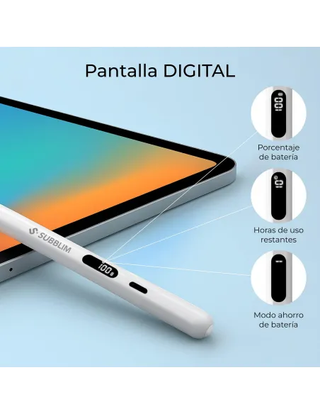 Lápiz digital: SUBBLIM NoteFlow Pen para iPad 2018+