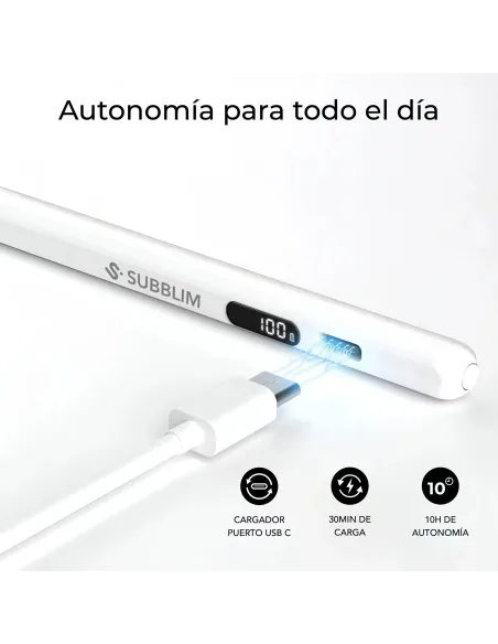 Lápiz digital: SUBBLIM NoteFlow Pen para iPad 2018+