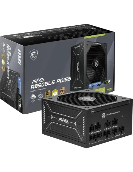 Fuente ATX: MSI MAG A650GLS PCIE5 con PCIe 5.1