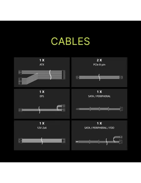 Fuente ATX: MSI MAG A650GLS PCIE5 con PCIe 5.1