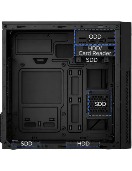Caja micro ATX: CoolBox M680 con USB-C frontal