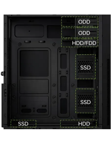 CoolBox A780 con Fuente de Alimentación Force500 80+ Bronze
