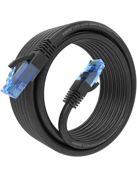 Aisens A135-0847 Cable de Red RJ45 Cat.6 UTP 4m Negro