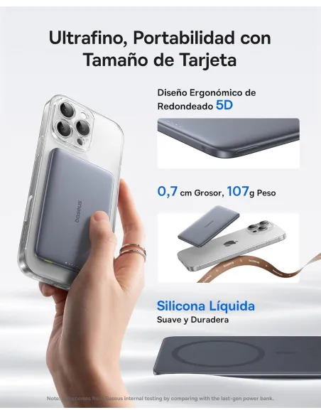 Power bank: Baseus PicoGo AM41 magnética ultrafina