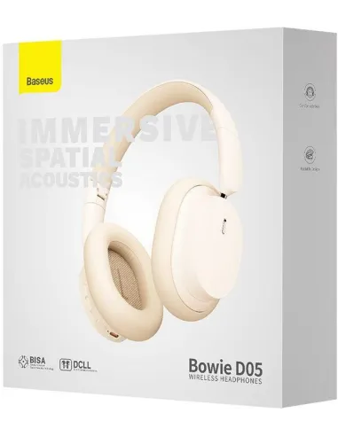 Auriculares Baseus Bowie D05 Blancos con Bluetooth 5.3 y 70h