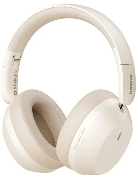 Auriculares: Baseus Bass 35 Max Beige diadema