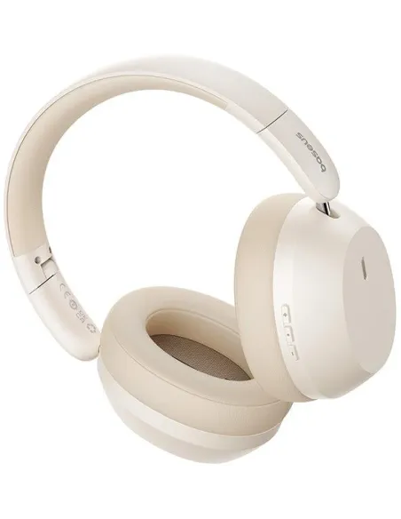 Auriculares: Baseus Bass 35 Max Beige diadema