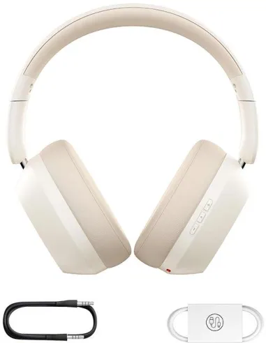 Auriculares: Baseus Bass 35 Max Beige diadema