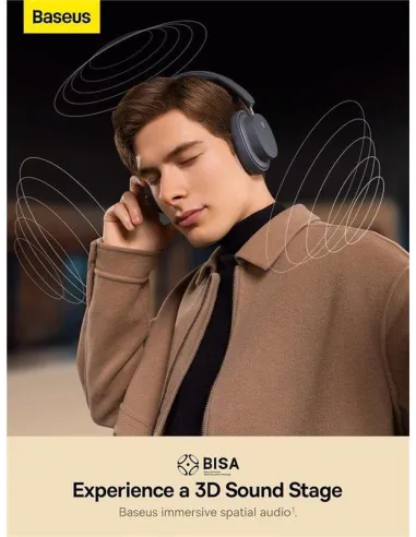 Auriculares Baseus Bowie D05 Negros con Bluetooth 5.3